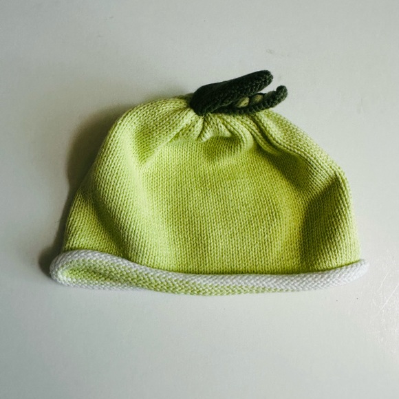 Gymboree Green Pea Hat Does Your Garden Grow? Collection Sz 6-12 mths Unisex New - Picture 3 of 5